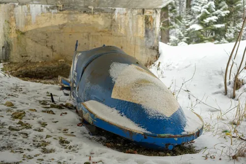 Pista de bob de la Sinaia, ruina unui vis olimpic FOTO GOLAZO.ro/Iosif Popescu