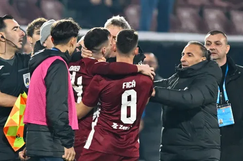 CFR Cluj - U Cluj. Bergodi a sărit la bătaie după meci. Foto - Raed Krishan (16).jpg