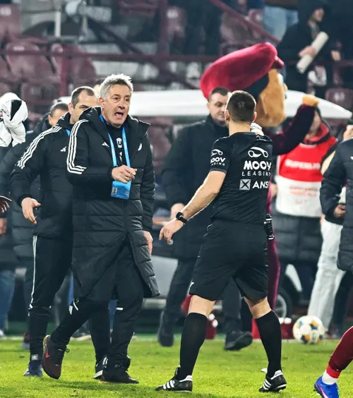Bergodi ar putea fi sancționat dur!  Ce a scris arbitrul   Vidican în raport,  după scandalul de la Cluj + ce spune regulamentul