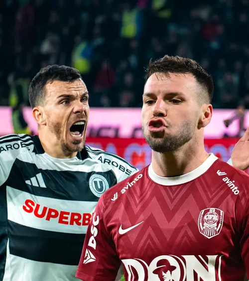 Cordea, față în față cu Nistor    FOTO:  Fotbalistul de la CFR Cluj a întrerupt interviul rivalului » Schimb de replici după scandalul din Gruia