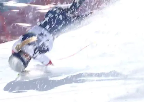 Lindsey Vonn, lacrimi de durere după o accidentare extremă