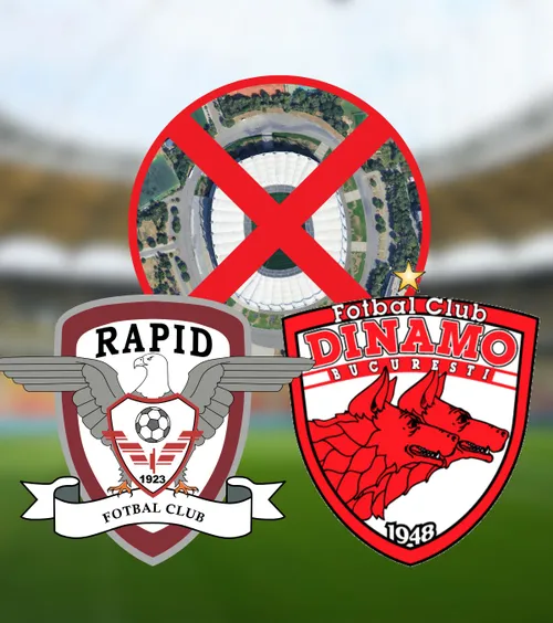 Rapid - Dinamo, afară de pe Arenă?    Giuleștenii așteaptă răspuns  din partea Primăriei dacă pot juca derby-ul la 24 de ore după FCSB - Metaloglobus