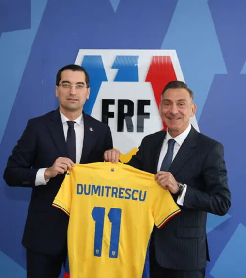 Obiectiv ambițios pentru Ilie Dumitrescu    ANALIZĂ.  Răzvan Burleanu a anunțat câți fotbaliști români vrea în   TOP 5 campionate  până în 2030
