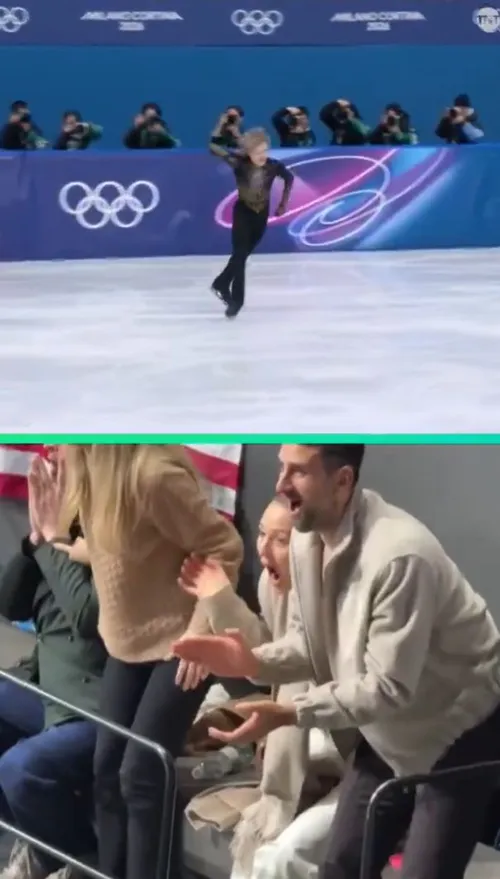 Săritura lui Ilia Malinin l-a uluit pe Novak Djokovic (FOTO: captură TNT Sports)