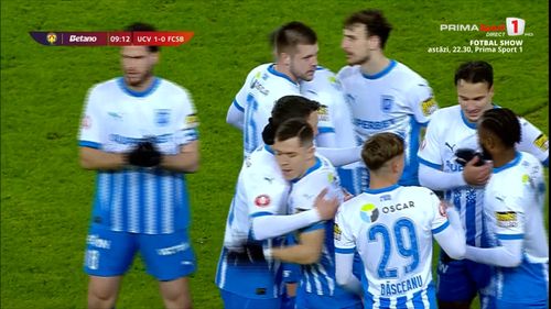 Adrian Rus a marcat după o eroare a lui Joyskim Dawa (FOTO: captură Prima Sport 1)