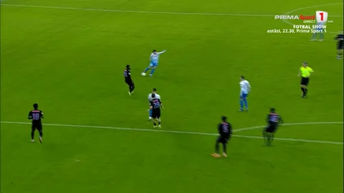 Adrian Rus a marcat după o eroare a lui Joyskim Dawa (FOTO: captură Prima Sport 1)