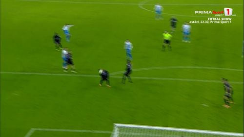 Adrian Rus a marcat după o eroare a lui Joyskim Dawa (FOTO: captură Prima Sport 1)