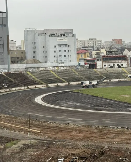 Eliminată complet!   Stadiul lucrărilor la   stadionul Dinamo:  „Vineri, 13 – zi cu ghinion”