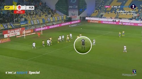 Petrolul - FC Arges, Radu Petrescu a fluierat inainte de golul lui Sierra. Capturi Digi a Sport
