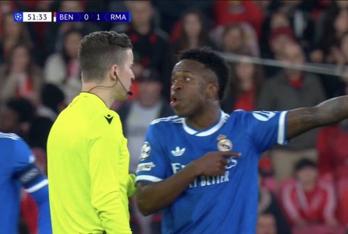 Benfica - Real Madrid, întrerupt după ce Vinicius a susținut că a fost atacat rasist. Capturi X