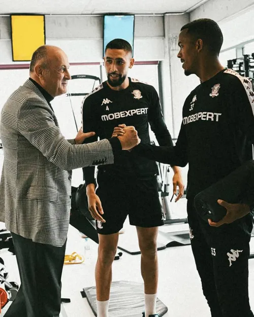 Dan Șucu, prezent la antrenamentul Rapidului. Foto: Facebook/FC Rapid