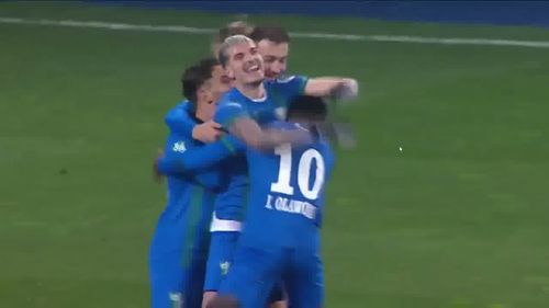 Golul marcat de Valentin Mihăilă în meciul Rizespor - Kocaelispor, în runda #23 din Super Lig. Foto: „X” @FootRoumain