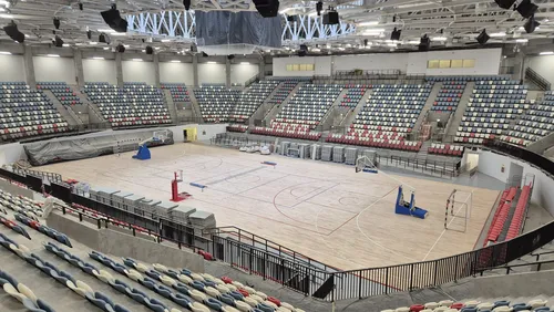 Sala Polivalentă din Tulcea. Foto: Facebook/Consiliul Județean Tulcea