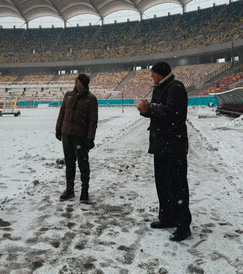 Șucu și Angelescu, la Arenă     FOTO  Ce spune clubul Rapid despre o   amânare  a derby-ului și cum a ironizat-o pe Dinamo