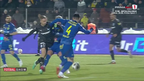 Unirea Slobozia - U Craiova, fazele din careu, cu Bancu în prim-plan. Capturi Prima Sport (1).jpg