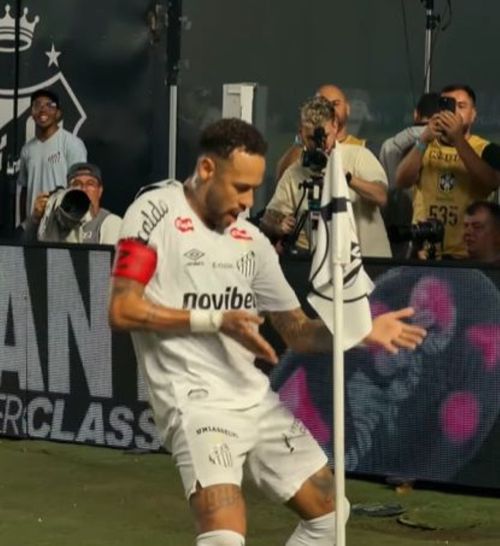 Neymar a imitat celebrarea lui Vinicius (FOTO: captură NR Sports)