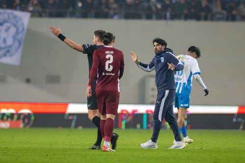 U Craiova - CFR. Filipe Coelho a intrat pe teren la golul lui Baiaram FOTO Raed Krishan GOLAZO.ro