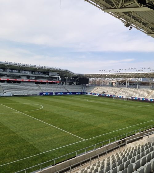  „Arcul de Triumf”, gata de meci    VIDEO.     Cum se prezintă gazonul,  înainte de Dinamo - Metalul Buzău, din Cupa României