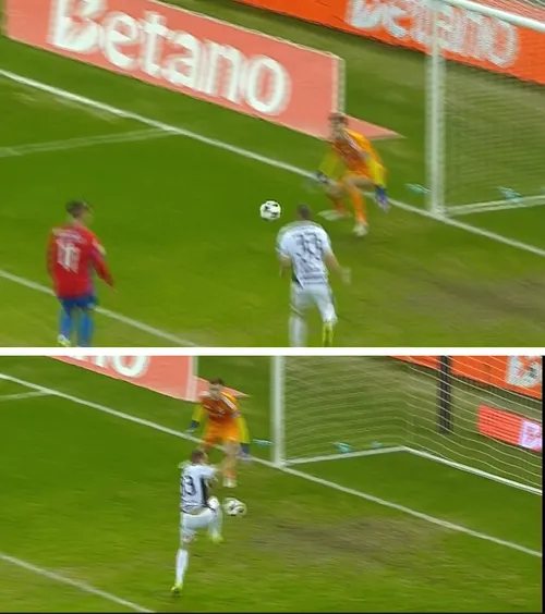 Greșeală imensă pe Arenă    FOTO.  FCSB a deschis scorul cu U Cluj după un   autogol  » Cum s-a întâmplat