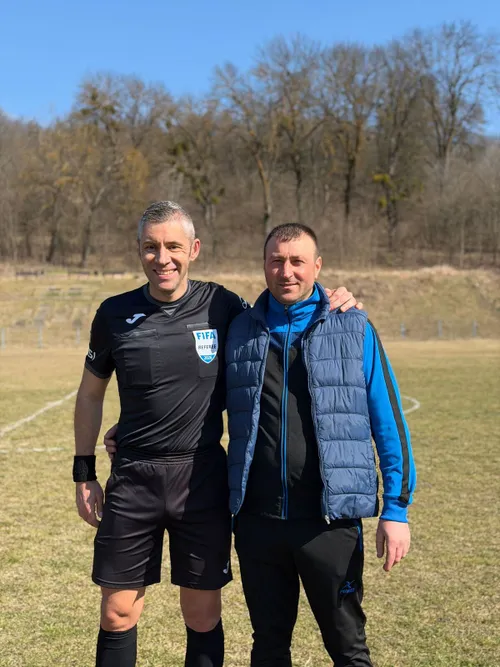 Radu Petrescu, delegat la meciul AS Viitorul Podoleni - CS Speranța Răucești. Foto: Facebook/Fotbal Club Speranța Răucești
