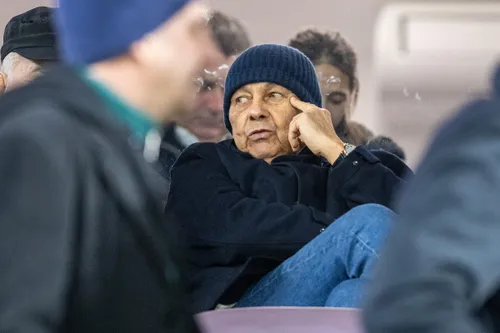 Mircea Lucescu, prezent la Rapid - U Craiova. Foto: Raed Krishan / GOLAZO.ro
