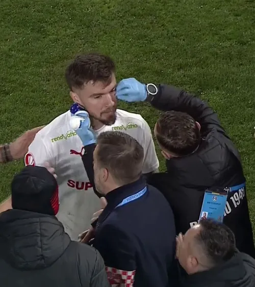 Joc dur în CFR - Dinamo    Zeljko Kopic  a intrat în teren să protesteze, după ce Kovacs n-a dat fault la intervenția gazdelor