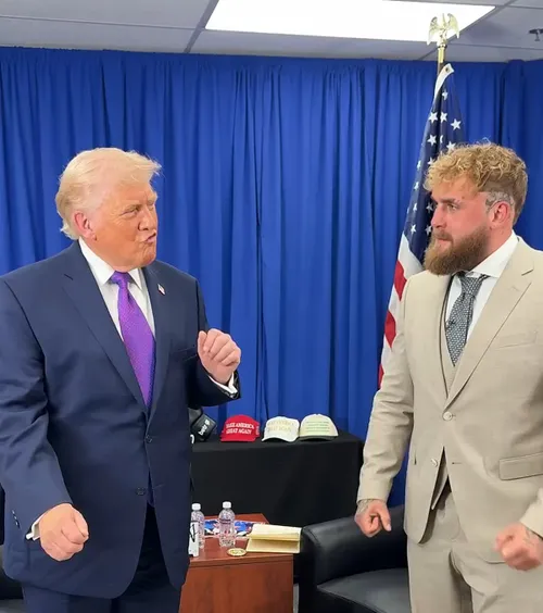 „Cel mai viral dans din toate timpurile”    VIDEO.  Donald Trump și Jake Paul, spectacol în culise » Președintele SUA:   „Voi face o previziune”