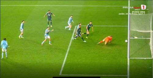 Gafa lui Ionuț Radu în meciul Celta Vigo - Lyon FOTO Captura Ecran Prima Sport .jpg