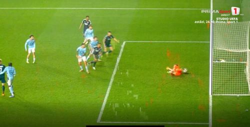 Gafa lui Ionuț Radu în meciul Celta Vigo - Lyon FOTO Captura Ecran Prima Sport .jpg