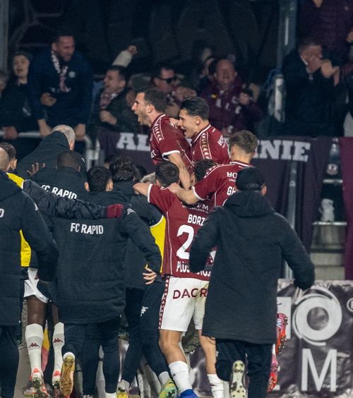 Nebunie în Giulești     VIDEO.    Cum au petrecut  rapidiștii după ce au învins-o pe Dinamo și au urcat pe primul loc