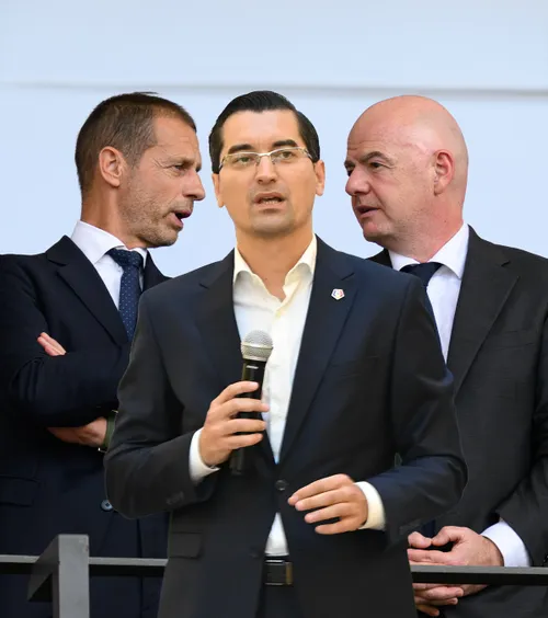 Trucul lui Burleanu  Președintele FRF susține că face la fel ca   Infantino și Ceferin la FIFA și UEFA,  dar situația e alta