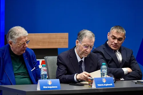 Valeriu Argăseală, prezent la Adunarea Generală a FRF de la Casa Fotbalului. Foto: Iosif Popescu / GOLAZO.ro