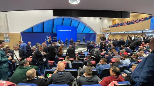 Adunarea Generală a FRF de la Casa Fotbalului. Foto: Iosif Popescu / GOLAZO:ro