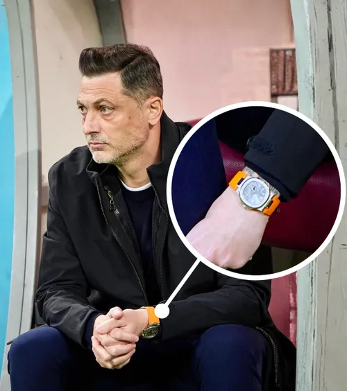 Rădoi uimește din nou    FOTO:  Antrenorul de la FCSB poartă un   ceas care valorează cât un apartament în București!