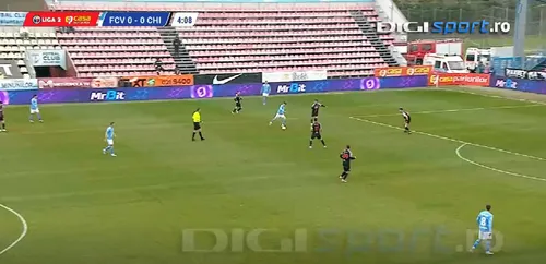 Meci de Liga 2, goluri de UCL     FOTO:  Reușite superbe în   Voluntari - Chindia.  Colegul marcatorului și-a pus mâinile în cap 