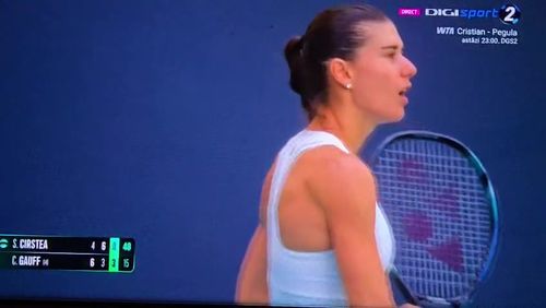 Unui spectator i s-a făcut rău în timpul meciului Sorana Cîrstea vs Coco Gauff. Foto - captură Digi Sport (4).jpg
