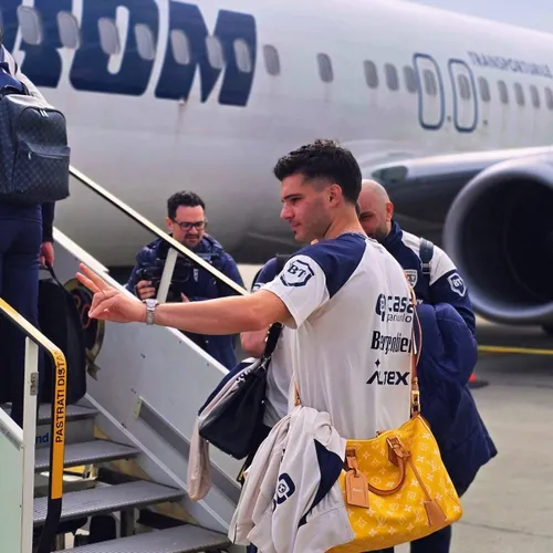 Echipa națională a României a plecat spre Istanbul. Foto: Facebook, @Echipa națională de fotbal a României