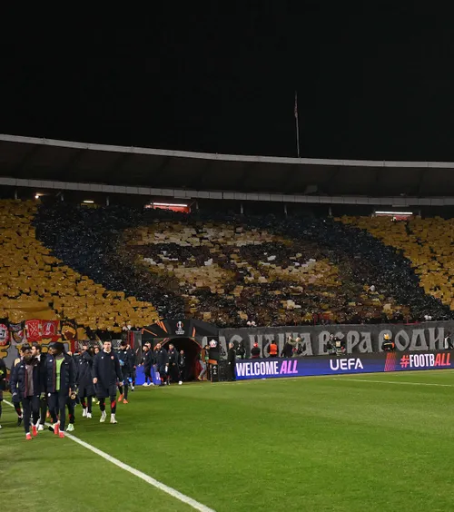 Amendă pentru scenografie religioasă  UEFA a sancționat cu   o sumă uriașă  imaginea apărută în peluză