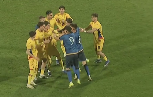 Kosovo U21 - România U21, conflict pe teren. Capturi Voyo (8).png