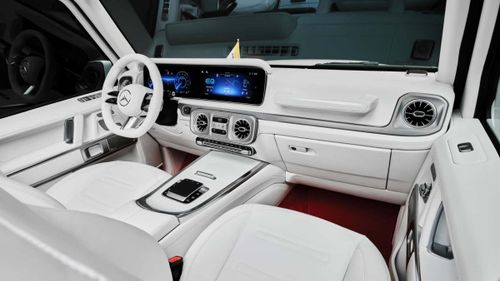 Mercedes-Benz Clasa G electric, papamobilul oficial folosit de Papa Leon al XIV-lea (group.mercedes-benz.com)