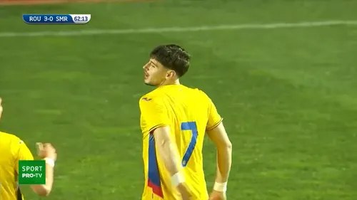România U21 - San Marino U21. Gol senzațional marcat de Mazilu (2).jpg