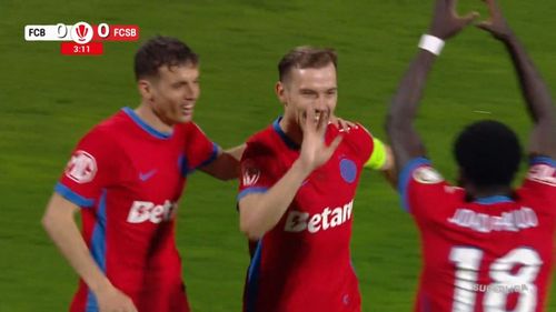 FC Botosani - FCSB, golul lui Darius Olaru. Capturi Prima Sport