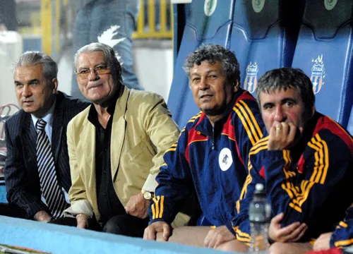 2008. O imagine de colecție cu Lucescu alături de alți 3 titani - Anghel Iordănescu, Emeric Ienei și Gică Hagi. Foto - sportpictures.eu.jpg