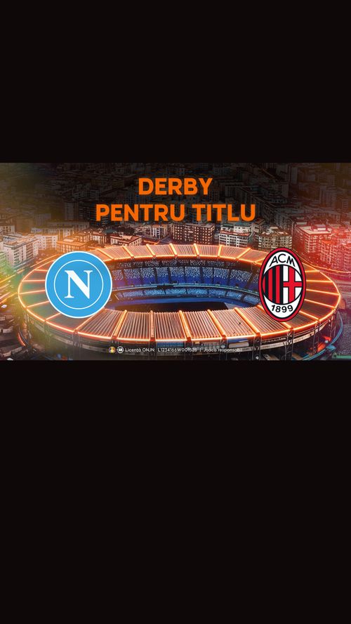 Napoli – AC Milan,  meciul care poate decide lupta la   titlu în Serie A   