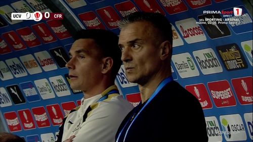 Daniel Pancu, criză de nervi în meciul cu U Craiova / foto: capturi Prima Sport