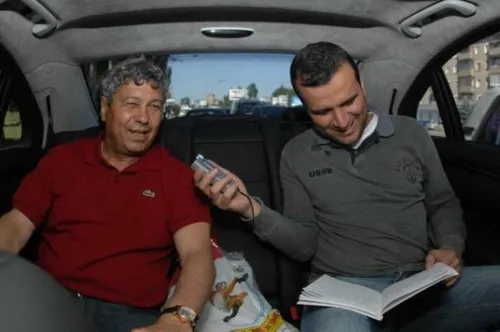 Yasin Tuncer și Mircea Lucescu / foto: X/Yasin Tuncer