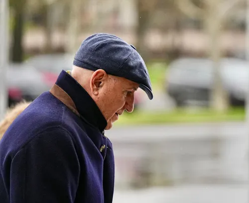 George Copos, la priveghiul lui Mircea Lucescu (foto: Iosif Popescu/GOLAZO.ro)