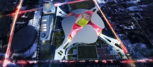 Macheta noii arene din Ankara FOTO stadyumlar.com