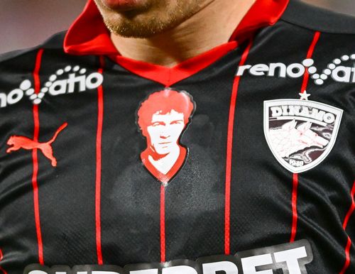 Dinamo a lipit o poză Lucescu peste cea a lui Hîldan. FOTO Raed Krishan