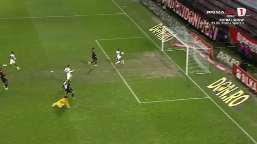 CFR Cluj - Dinamo, ocazie uriașă ratată de Cîrjan pe final de meci. Capturi Prima Sport (9).jpg